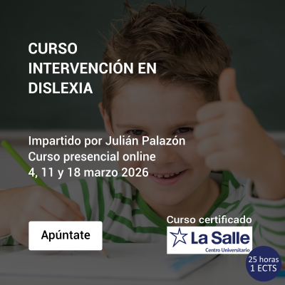 CURSO INTERVENCIÓN EN DISLEXIA