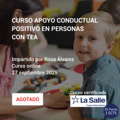 CURSO APOYO CONDUCTUAL POSITIVO EN PERSONAS CON TEA